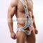 2015 fashion mens thong bodysuit/mens thong underwear