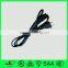 UL extension cord with American 2 pin polarized plug NEMA 1-15P power plug