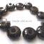 AAA Quality Black Onyx Fancy Stylist Roundel Big Hole Beads