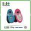 face pattern colourful acrylic home shoes with leatherette sole
