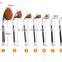 Oval toothbrush cosmetic makeup brush set