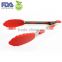 silicone ice tongs, bread tongs, non-stick and colorful food tongs