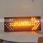 Black background aluminum traffic LED arrow board road safety signs for construction