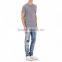 Biker Jeans Blue Denim jeans pantalon (LOTK007)