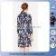 2016 fashion ladies designer printed maxi dress women floral maxi dress