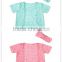 Children clothes latest baby girl tops short sleeve baby girl shirt for summer