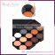 Customized 15 color pressed glitter eye shadow powder palette makeup