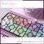 2017 Hot sale shimmer 100 color rainbow eyeshadow palette for makeup