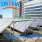 High efficiency solar thermal collector of black frame,selective coating