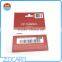 High Quality Plastic Barcode Gift Card with Backing Card