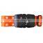 Polka Dot Orange 2m 3Dial TSA Lock Luggage Suitcase Belt Strip