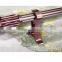 All kinds of colors Aluminum Anodized Profile curtain rod with end cap
