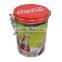 CMYK printing air tight factory coffee tin