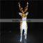 Custom 3d deer animal christmas 3d outdoor with led lights