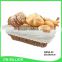 Food grade decorative heated willow bread basket with linning for sale