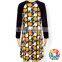 Kids boutique clothing long raglan sleeve little girls dresses children frocks designs