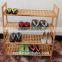 wholesale four-tier walnut shoe rack