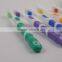 Friendly wood high quality micro cleaning tooth brush with nylon bristles