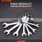 combination spanner different size chrome vanadium harden spanner tools set