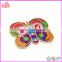 2016 Wholesale cheap children toy butterfly wooden puzzle ball maze W11H010