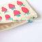 Strawberry Print Ladies Toiletry Handbag Cosmetic Cotton Case Bag Organiser Bag