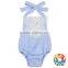 Light Blue Boutique Kids Clothes Bubble Romper Import Baby Clothes China Toddler Boutique Clothing