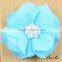 Colorful handmade rhinestone kids chiffon hair flower