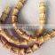 Big and brown bamboo round bag handles