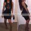 women sexy hollow out party night club gown dress