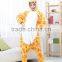 flannel cartoon adult animal jumpsuit animal pajamas jumpsuit giraffe design