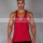 quality blended cotton gym heather stringer front grande singlets
