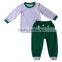 2017 Solid Tops & Pants With Buttons Kids Clothing Girls and Boys Outfits Baby Pajamas