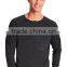 Next Level Apparel Men's Tri-blend Long-Sleeve Henley - 50% polyester, 25% combed ring-spun jersey cotton, 25% rayon
