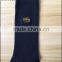 Embroidery logo wholesale mid-calf navy double knitted men business elite bamboo socks for men