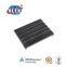 Railway rubber rail plate