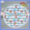 2017 new design 100% polyester round beach towel hot sale wholesale
