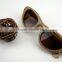 custom high quality oak wood sunglasses natural wooden sunglasses bamboo colorful lenses sunglasses ld2101b