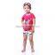 wholesale baby girl clothes hipster pink and white boutique childrens clothes set