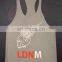 Screen printed mens stringer vest,stringers,