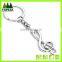 Metal key chain Personality music symbol key chain
