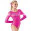 latest red dance leotards custom sleeve design
