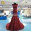 Decent Scoop Neckline Cap Sleeve Low Back Wine Red Lace 2017 New Mermaid Prom Dress