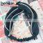 Fashion high quality korea chiffon cross headband for women wholesale