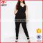 Wholesale New Design Women Strappy Plunge Front Black Jumpsuit In Plus Size