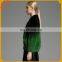 Top quality colourful women warm rabbit fur coat
