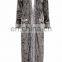 Wholesale Opening Closure luxury Studded Trench Duster Velet Maxi Coat for Women Fall/Winter