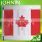 wholesale promotional custom size plastic sticker polyester fabric Canada hand shaking flag