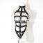Sexy Leather Bondage Lingeries Sexy Strap-Style Costume Sexy Apparel Playsuit