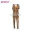 Polyester Spandex Tribal Snake Print Jumpsuit For Women Summer Wearing