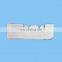 embossed logo permanent adhesive metal label